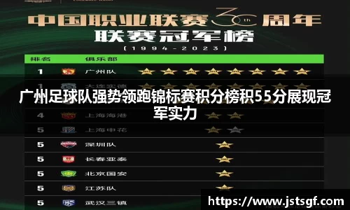 广州足球队强势领跑锦标赛积分榜积55分展现冠军实力